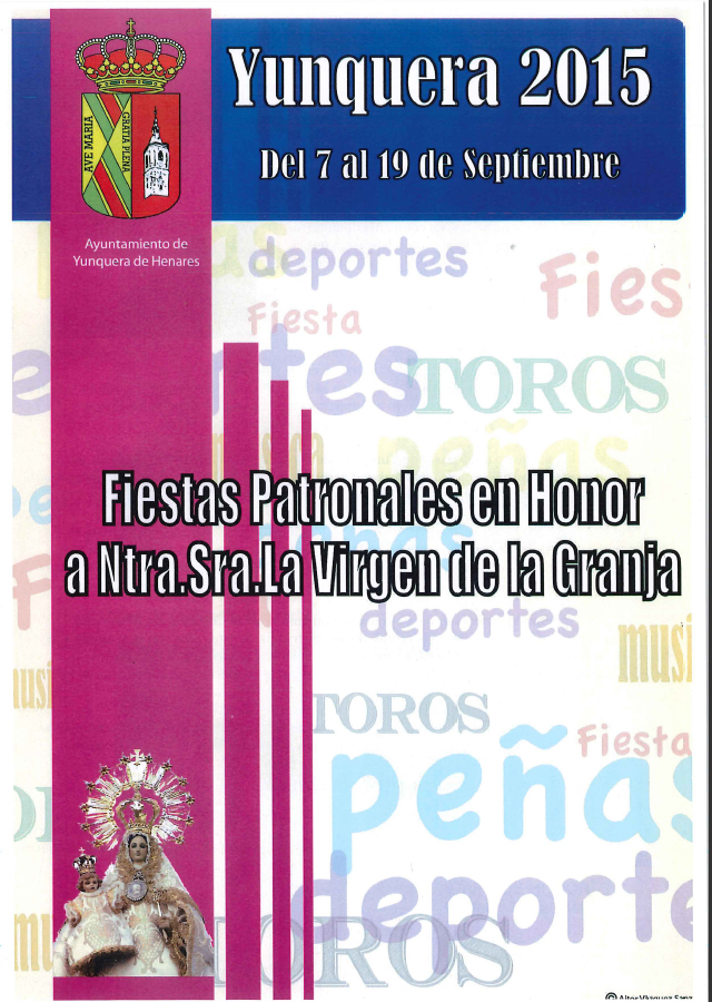 Fiestas patronales en honor a la Virgen de la Granja  